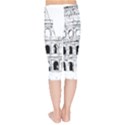 Line Art Architecture Kids  Capri Leggings  View2