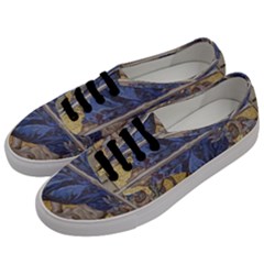 Mosaic Painting Glass Decoration Men s Classic Low Top Sneakers by Sudhe