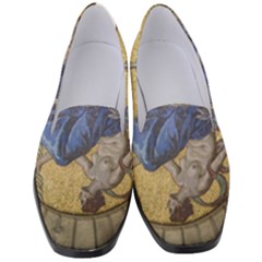 Mosaic Painting Glass Decoration Women s Classic Loafer Heels by Sudhe