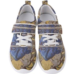 Mosaic Painting Glass Decoration Men s Velcro Strap Shoes by Sudhe