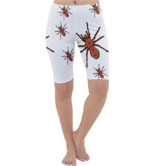 Nature Insect Natural Wildlife Cropped Leggings  by Sudhe