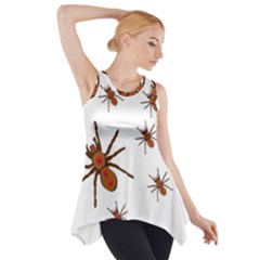 Nature Insect Natural Wildlife Side Drop Tank Tunic by Sudhe