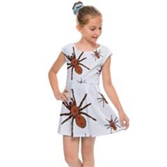 Nature Insect Natural Wildlife Kids  Cap Sleeve Dress by Sudhe