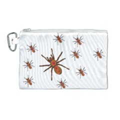 Nature Insect Natural Wildlife Canvas Cosmetic Bag (large) by Sudhe