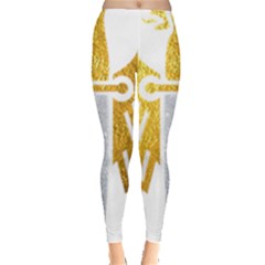 Knife Revenge Emblem Bird Eagle Leggings  by Sudhe