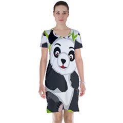 Giant Panda Bear Short Sleeve Nightdress by Sudhe