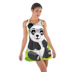 Giant Panda Bear Cotton Racerback Dress by Sudhe