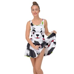 Giant Panda Bear Inside Out Casual Dress by Sudhe