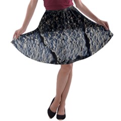 Asphalt Road  A-line Skater Skirt by rsooll