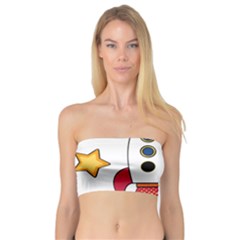 Rocket Cartoon Bandeau Top by Sudhe