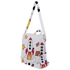 Rocket Cartoon Crossbody Backpack