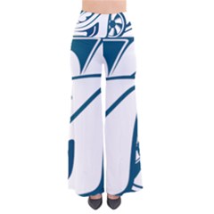 Blue Vector Car So Vintage Palazzo Pants by Sudhe