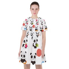 Giant Panda Bear Cuteness Sailor Dress by Sudhe