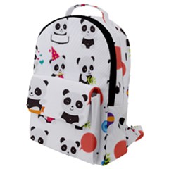 Giant Panda Bear Cuteness Flap Pocket Backpack (small) by Sudhe