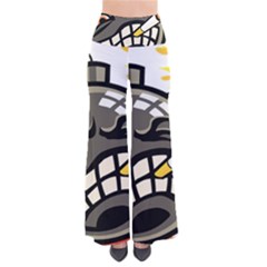 Smoking Cartoon Evil Bomb Cartoon So Vintage Palazzo Pants by Sudhe