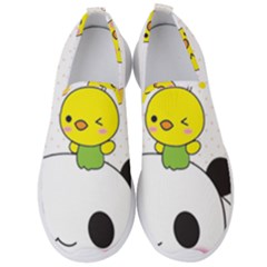 Giant Panda Red Panda Cartoon Drawing Men s Slip On Sneakers by Sudhe