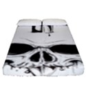 Skull Knife Euclidean Vector Skull Sword Inserted Fitted Sheet (Queen Size) View1