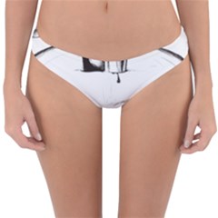 Skull Knife Euclidean Vector Skull Sword Inserted Reversible Hipster Bikini Bottoms by Sudhe