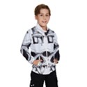 Skull Knife Euclidean Vector Skull Sword Inserted Windbreaker (Kids) View1