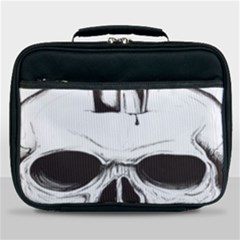 Skull Knife Euclidean Vector Skull Sword Inserted Lunch Bag by Sudhe