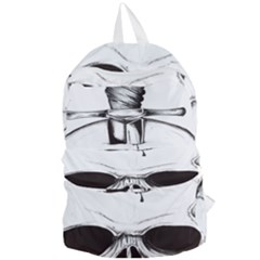 Skull Knife Euclidean Vector Skull Sword Inserted Foldable Lightweight Backpack by Sudhe