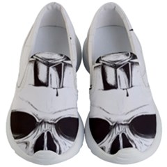 Skull Knife Euclidean Vector Skull Sword Inserted Kids  Lightweight Slip Ons by Sudhe