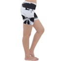 Skull Knife Euclidean Vector Skull Sword Inserted Lightweight Velour Yoga Shorts View3