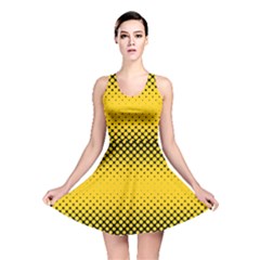 Dot Halftone Pattern Vector Reversible Skater Dress by Mariart