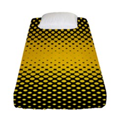 Dot Halftone Pattern Vector Fitted Sheet (single Size) by Mariart