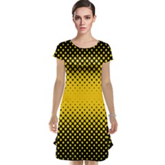 Dot Halftone Pattern Vector Cap Sleeve Nightdress by Mariart