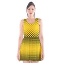 Dot Halftone Pattern Vector Scoop Neck Skater Dress View1