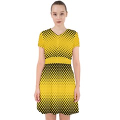 Dot Halftone Pattern Vector Adorable In Chiffon Dress by Mariart