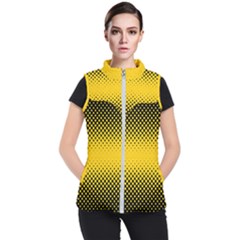 Dot Halftone Pattern Vector Women s Puffer Vest by Mariart