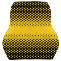 Dot Halftone Pattern Vector Car Seat Back Cushion  by Mariart