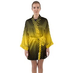 Dot Halftone Pattern Vector Long Sleeve Kimono Robe by Mariart