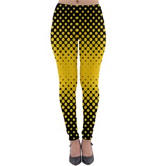 Dot Halftone Pattern Vector Lightweight Velour Leggings by Mariart