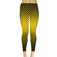 Dot Halftone Pattern Vector Inside Out Leggings