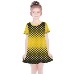 Dot Halftone Pattern Vector Kids  Simple Cotton Dress by Mariart