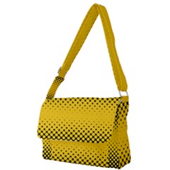 Dot Halftone Pattern Vector Full Print Messenger Bag