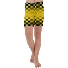 Dot Halftone Pattern Vector Kids  Lightweight Velour Capri Yoga Leggings by Mariart