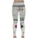 Game Boy White Classic Yoga Leggings View1