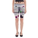 Game Boy White Yoga Cropped Leggings View1