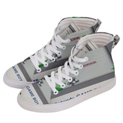 Game Boy White Men s Hi-top Skate Sneakers by Sudhe