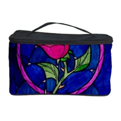 Enchanted Rose Stained Glass Cosmetic Storage by Sudhe