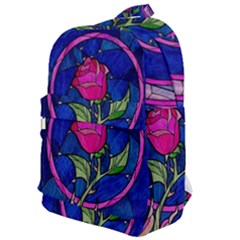 Enchanted Rose Stained Glass Classic Backpack