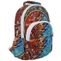 Grateful Dead Rock Band Rounded Multi Pocket Backpack View2