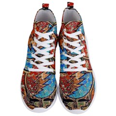 Grateful Dead Rock Band Men s Lightweight High Top Sneakers by Sudhe