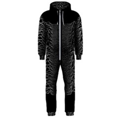 Grayscale Joy Division Graph Unknown Pleasures Hooded Jumpsuit (men)  by Sudhe