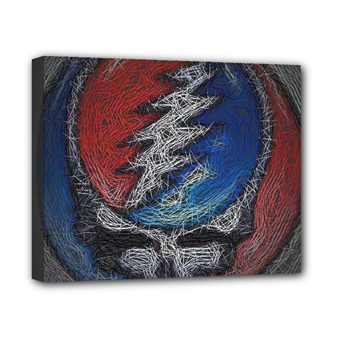 Grateful Dead Logo Canvas 10  X 8  (stretched) by Sudhe