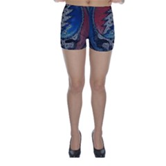 Grateful Dead Logo Skinny Shorts by Sudhe